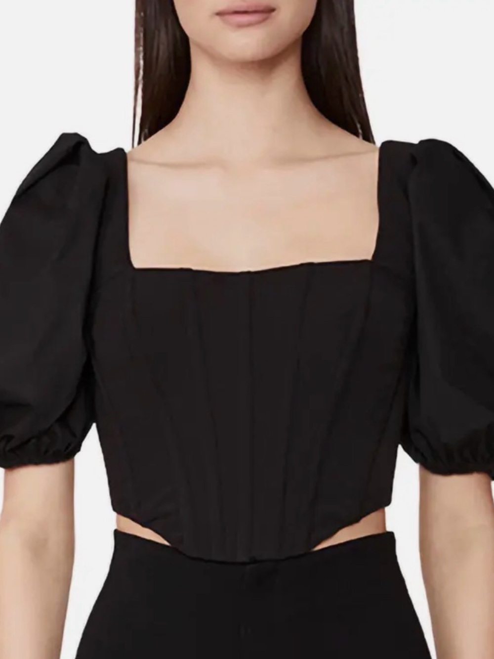 Bardot Eva Corset Top Black